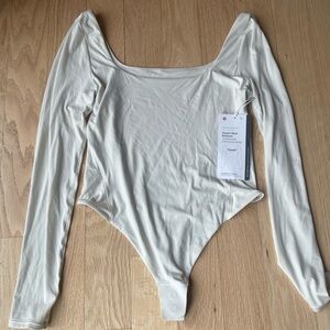 Lululemon square neck bodysuit Long Sleeve Bodysuit